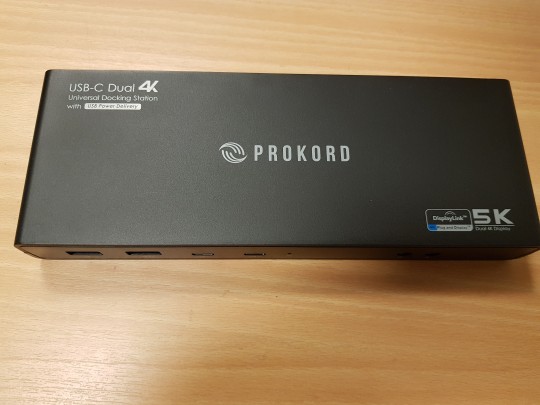 Prokord universal dokkingstasjon USB-C 5K Dual Monitor 100W