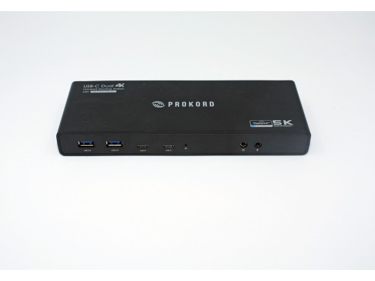 Prokord universal dokkingstasjon USB-C 5K Dual Monitor 100W